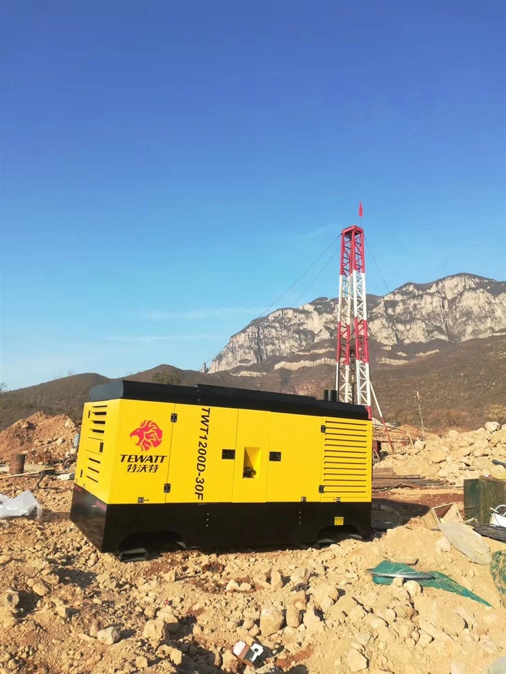 High Pressure Double-stage Diesel Mobile Air Compressors